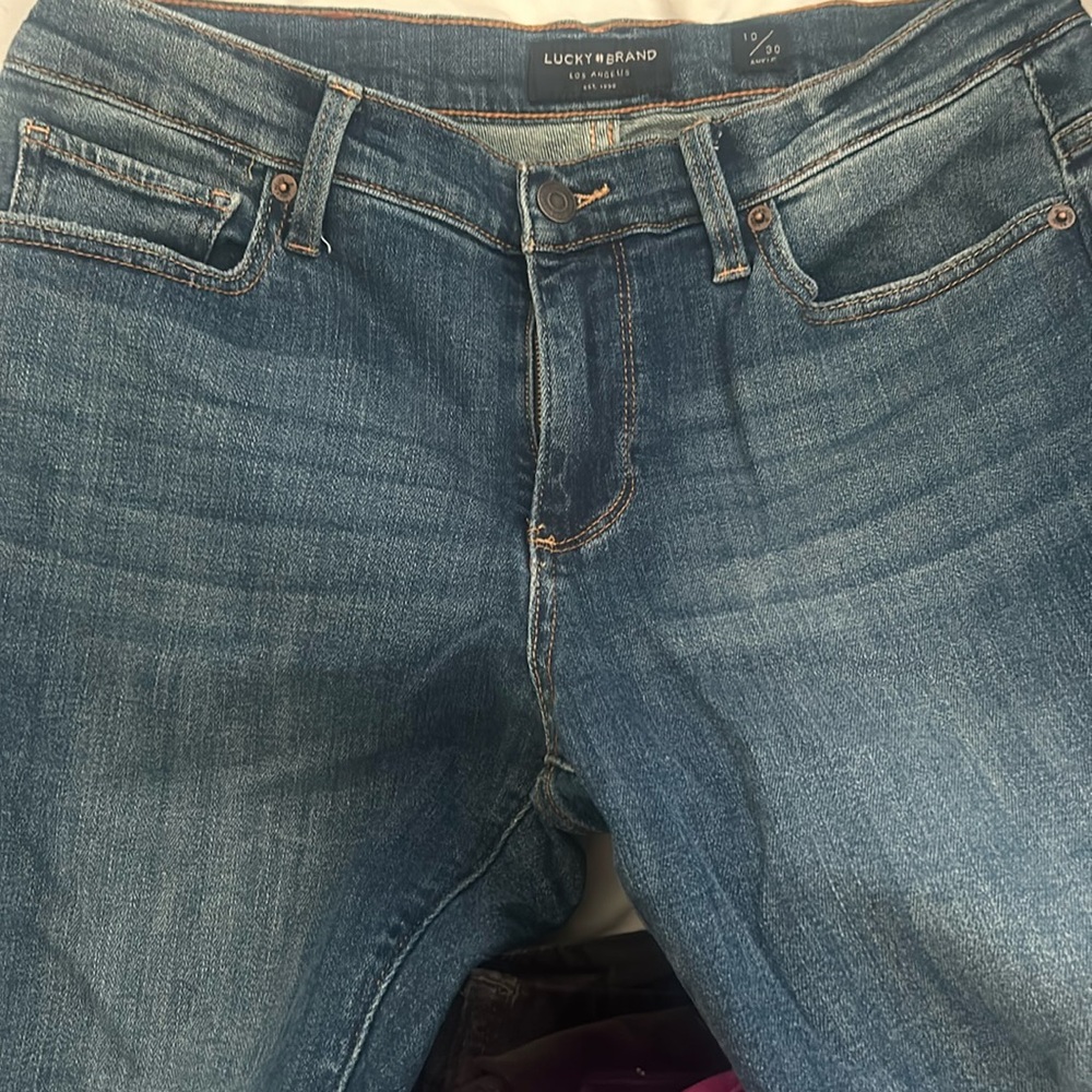 Lucky brand, jeans, ankle size 10/30